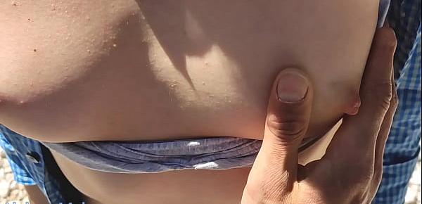  Outdoor Handjob Petite Virgin Full Naked POV Close Up